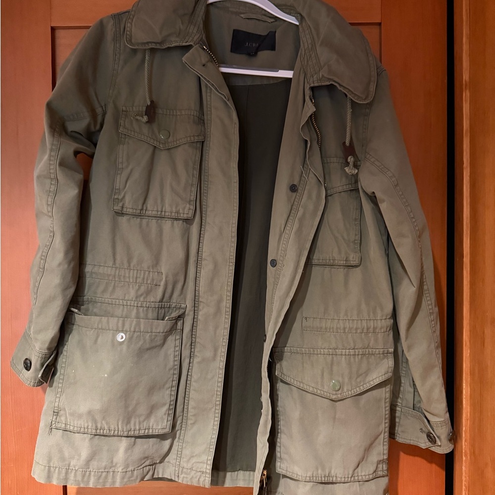 J. Crew Olive Green Utility Field Jacket
